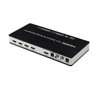 Switch HDMI 4x1 e splitter audio UHD 4K 3D HDMI 2.0 ARC Toslink+RCA