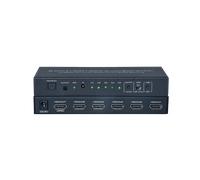 Switch HDMI 5 in 1 out, 4K@60Hz con estrattore audio ARC HDMI 2.0 HDR e telecomando Black