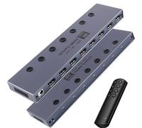 Switch HDMI: 8K @ 60Hz HDMI 2.1 Switcher, 7 in 1 Out, 48Gbps con telecomando supporta HDR10+ Dolby Vision, CEC, | Compatibile con PS5, Xbox Series X, Apple TV, lettore Blu-Ray, HDTV, monitor