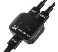 Switch HDMI bidirezionale 8K 2 in 1 Out, 4K @ 120Hz 8K @ 60Hz HDMI Splitter Switch, supporta HDR, 3D, Dolby per PS4/5, TV HD