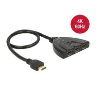 Switch HDMI Delock 18600 3 Ingressi 1 Uscita 4K UHD