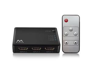 Switch HDMI Ewent EW3730 3 porte + telecomando