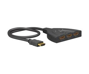 Switch HDMI Goobay 58488 3 Ingressi 1 Uscita 4K UHD 0.55 m