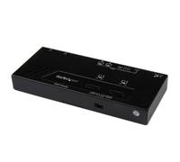 Switch HDMI StarTech.com VS222HDQ 2x2 Matrice Automatica Prioritaria 1080p Alluminio Nero