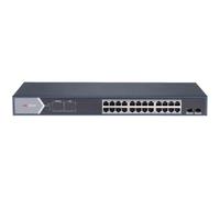 SWITCH HIKVISION 10/100/1000 24P POE 225W + 2*SFP