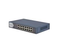 HIKVISION - Hikvision Switch 16 Port Gigabit Unmanaged Switch 16 Gigabit Rj45 Ports, 19-inch Rack-mountable Ste