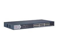 SWITCH HIKVISION 24P GIGABIT POE + 2 UPLINK GIGABIT SFP BUDGET POE 225W L2 UNMANAGED - DS-3E0526P-E/M