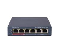 SWITCH HIKVISION 4 × 10/100 Mbps PoE port,2 × 10/100 Mbps RJ45 port PoE power bu
