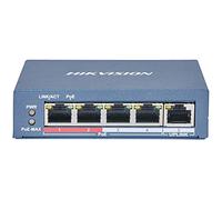 Switch Hikvision 4 Poe 10/100m Unmanaged. +1 Porta Uplink Da 100m. 802.3af/at 2