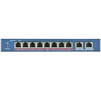 Hikvision Digital Technology DS-3E0310HP-E switch di rete Non gestito Fast Ethernet (10/100) Supporto Power over Ethernet (PoE) Blu