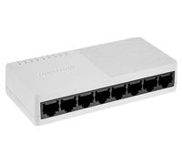 Hikvision switch 8 porte gigabit plastico, l2, unmanaged, rj45 ports, desktop plastic switch