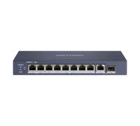 Switch Hikvision DS-3E0510HP-E 8 porte Gigabit PoE chassis in metallo