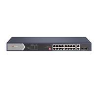 Switch Hikvision DS-3E0520HP-E 16 porte Gigabit PoE 6KV Full Metal 300 m