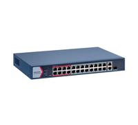Switch Hikvision DS-3E1326P-EI/M 24 porte PoE 10/100, 1 Gigabit, 2 SFP, gestito, montaggio rack