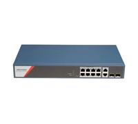 Switch Hikvision DS-3E1512HP-SI-8P2T2F 12 Portas 130W Gigabit PoE+