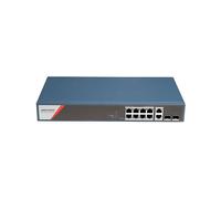 Switch Hikvision DS-3E1512HP-SI-8P2T2F 12 Portas 130W Gigabit PoE+