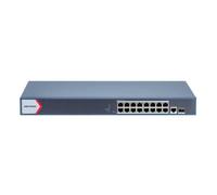 Switch Hikvision DS-3E1518P-EI 18 porte PoE+ 230W gestione cloud rack