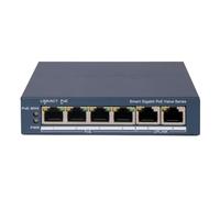 Switch Hikvision Gigabit PoE Gestibile - 4 Porte PoE 802.3af/at + 2 Uplink RJ45