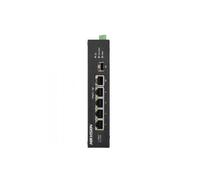 Switch di rete 4 Porte PoE 2 Porte 10/100Mbps Unmanaged Hikvision DS-3E0106P-E/M
