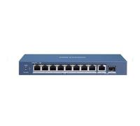 HIKVISION SWITCH 8 PORT GIGABIT UNMANAGED POE SWITCH 1 GIGABIT RJ45 UPLINK PORT,