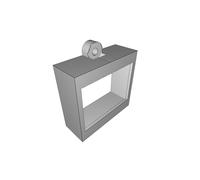 Switch Holder for Recessed Panel Mount 1x1.25 inch Switches