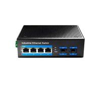Switch industriale CUDY IG1004S2P 1000 Mbps 4 PoE RJ45 + 2 SFP Full-Duplex -40~80ºC