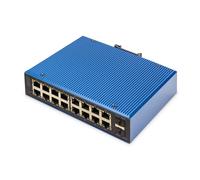 Switch di rete Digitus industriale 16+2 porte L2 gestite Gigabit Ethernet PoE [DN-651159]