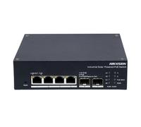 Switch industriale Hikvision Layer 2 4x Gigabit PoE+ 2x SFP IP40