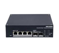 Switch Industriale Hikvision PoE Cloud Layer 2 Gestito 4x Gigabit PoE+ 2x Gigabit SFP Grigio