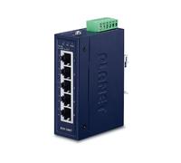 SWITCH INDUSTRIALE PLANET ISW-500T - 1 Gbit/s, 5 porte Fast Ethernet RJ-45, Non gestito