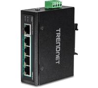 TRENDnet Switch TI-PG50 5 porte Industriale Gigabit PoE+ su guida DIN non gestito