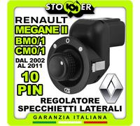 Switch Interruttore Comando Regolazione Specchietti per RENAULT MEGANE II 10PIN