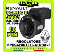 Switch Interruttore Comando Regolazioni Specchietti RENAULT SCENIC II JM0 10PIN