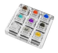 Switch Kit Tester Campionatore - Scheda Per Assi Meccanici Portatili, Strumento Di Test Di Precisione | Piattaforma Di Valutazione Della Tastiera Multifunzione, Supporto Piastra Di Layout Di Feedback