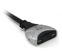 LevelOne KVM-0290 Nero, Grigio switch per keyboard-video-mouse (kvm), KVM-0290