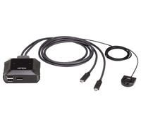 Switch KVM 2 Porte 4K UHD 60Hz DisplayPort USB-C - US3312