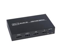 Switch KVM 4K*2K KVM 2 in 1 compatibile/USB KVM Supporto HD 2 host Condividi 1 monitor/tastiera e mouse Set Stampante Display video,Cambia senza problemi