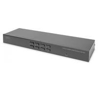 Switch KVM 8 porte, Rack 19", 4K 30Hz, 8xHDMI IN, 1xHDMI OUT, 2xUSB A