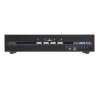 4P USB HDMI Dual Display PP4 Secure KVM Switch with CAC