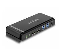 Switch KVM DeLock 11476 DisplayPort 1.4 8K 2 PC USB 3.2 Audio