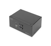 Switch KVM Digitus 2 Porte DisplayPort Doppio Schermo 4K