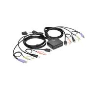 Eaton Switch KVM a 2 porte con cavo USB/HD, audio/video, cavi e condivisione periferiche USB