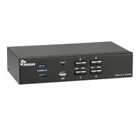 Switch KVM Intertech AS-41HUS HDMI 4K USB Audio 4 Porte