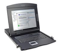 Switch KVM modulare Digitus da 17" con 1 porta e pannello touch