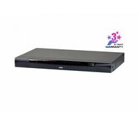 Switch KVM over IP Cat 5 a 16 porte con 1 accesso locale/1 remoti con Virtual Media (1920 x 1200) - 1920 x 1200 Pixel - Collegamento ethernet LAN - Montaggio rack - 1U - Nero