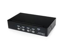 Switch KVM professionale VGA USB a 4 porte con hub - PC / MAC - Adattatore CA NON incluso