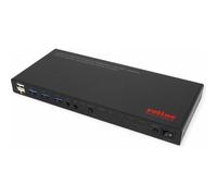 Switch KVM Roline 4x1 HDMI USB 3.2 4K 60Hz con Hub USB