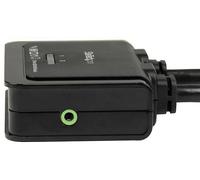 StarTech Switch KVM SV211HDUA - 2 porte HDMI/USB con audio e switch remoto, alimentazione USB
