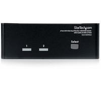 SWITCH KVM STARTECHCOM SV231DDVDUA - 2 Porte, Unmanaged, No POE