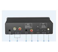 Switch KVM, Trasmettitore Ricevitore PC TV Commutatore audio Adattatore for cuffie Adattatore for musica a bassa latenza Preamplificatore for microfono(2)